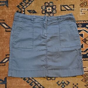 LOFT Charcoal Mini Skirt